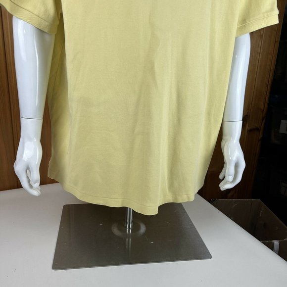 Polo Ralph Lauren Men's 3XB Big Short Sleeve Polo Style Shirt Yellow Pony Cotton - Picture 4 of 9
